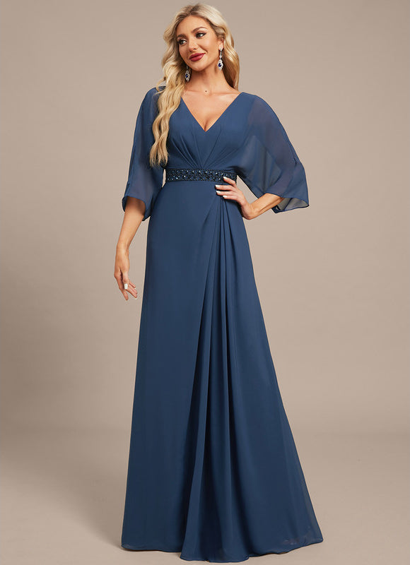 Robe Trapèze Longue Élégante - gallery 6