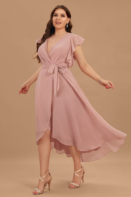 Robe Trapèze Fluide Asymétrique - gallery 5