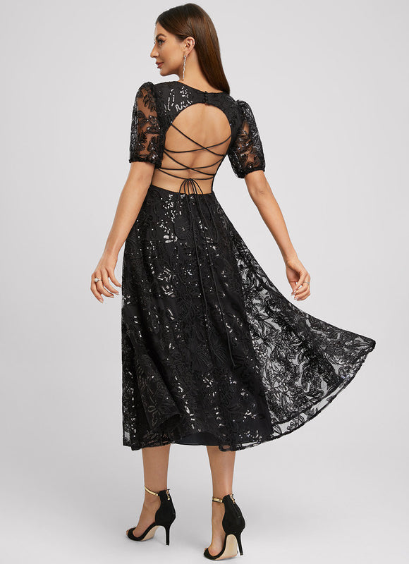 Robe Trapèze Nocturne Éphémère - gallery 2