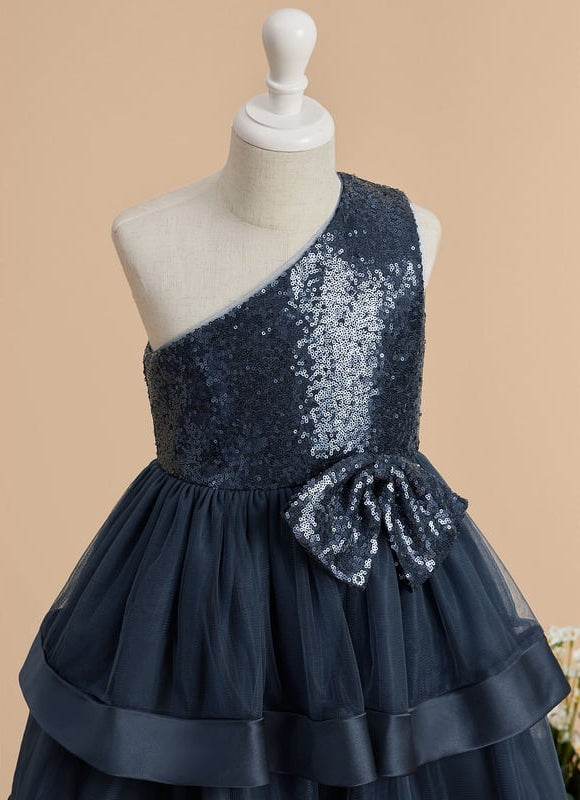 Robe Trapèze Nocturne Pailletée - gallery 3