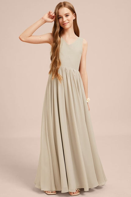 Robe Trapèze Mousseline Sable - gallery 4