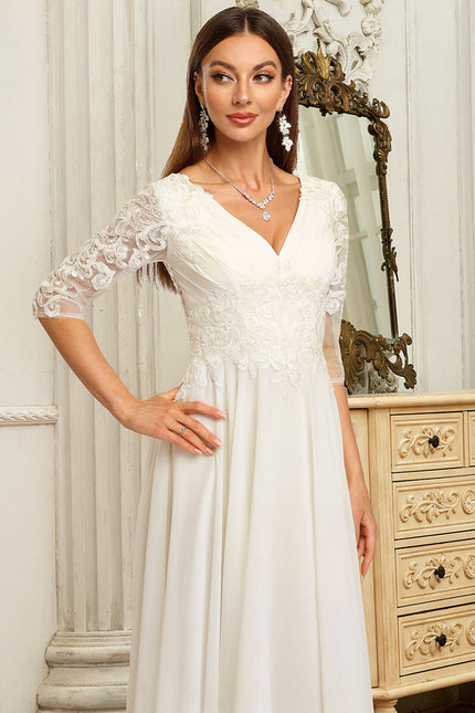 Robe Trapèze Lumière Évanescente - gallery 3