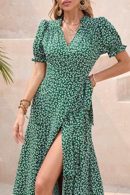 Robe Trapèze Élégance Végétale - gallery 4