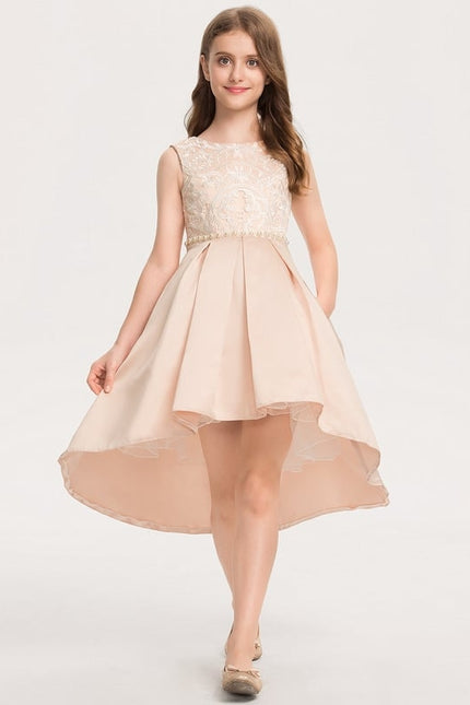 Robe Trapèze Cérémonielle Satinée