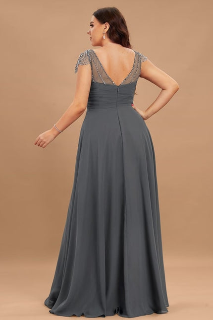 Robe Trapèze Longue Élégante - gallery 6