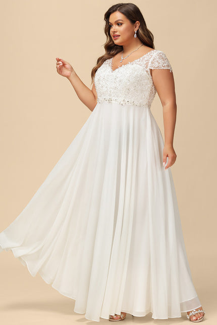 Robe Trapèze Lumière De Mousseline - gallery 8