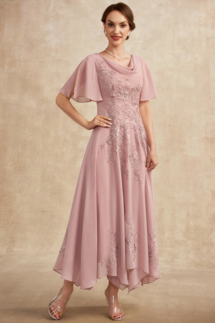 Robe Trapèze Féerie Rosée - gallery 4