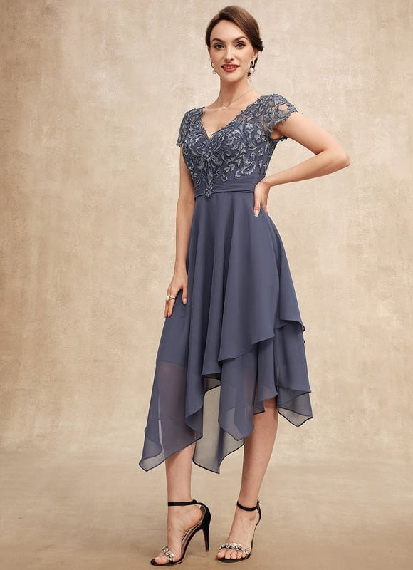 Robe Trapèze Élégance Frémissante - gallery 3