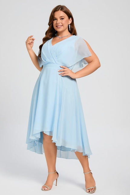 Robe Trapèze Fluide Asymétrique - gallery 5