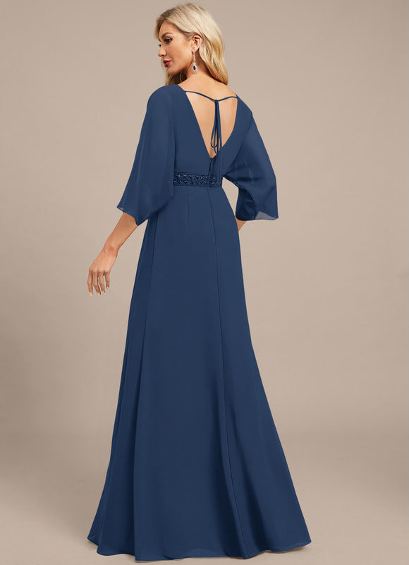 Robe Trapèze Longue Élégante - gallery 1