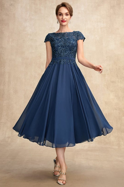 Robe Trapèze Lilas Élégant