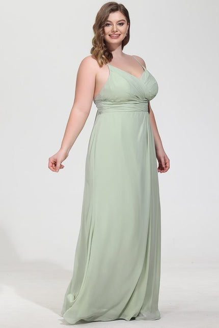 Robe Trapèze Mousseline Fendue - gallery 8