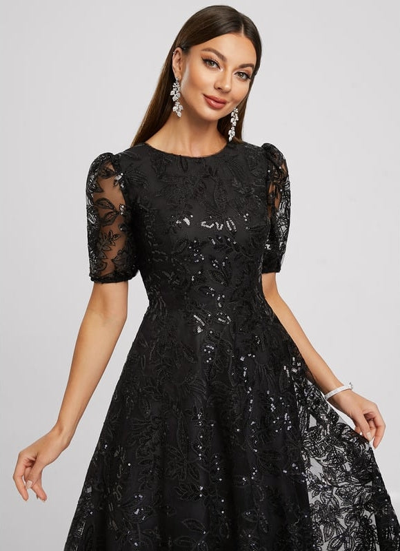 Robe Trapèze Nocturne Éphémère - gallery 5