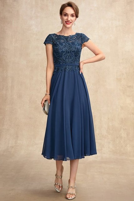 Robe Trapèze Lilas Élégant - gallery 6