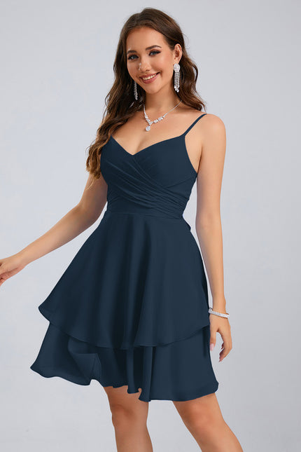 Robe Trapèze Marine Éthérée - gallery 8