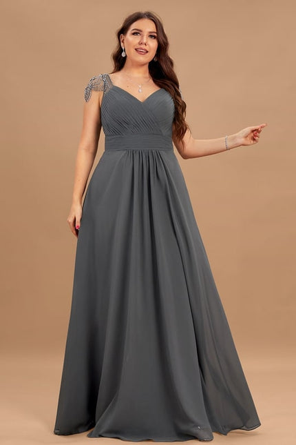 Robe Trapèze Longue Élégante - gallery 9