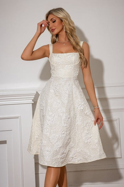 Robe Trapèze Midi Floral Chic - gallery 5