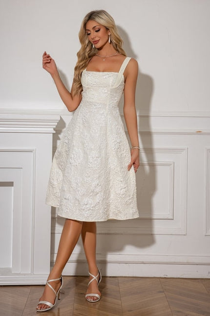 Robe Trapèze Midi Floral Chic - gallery 2