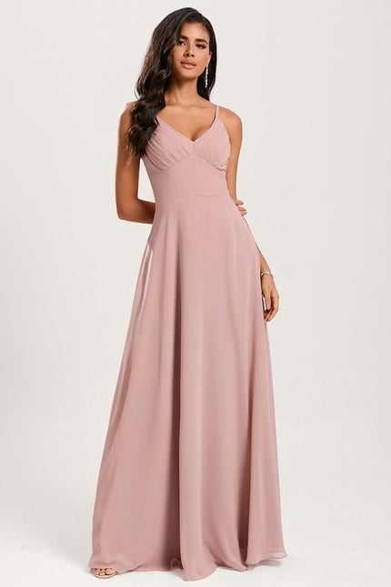 Robe Trapèze Mousseline Fendue