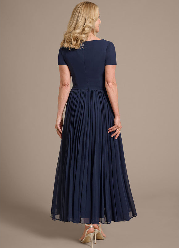 Robe Trapèze Longue Écrue - gallery 8