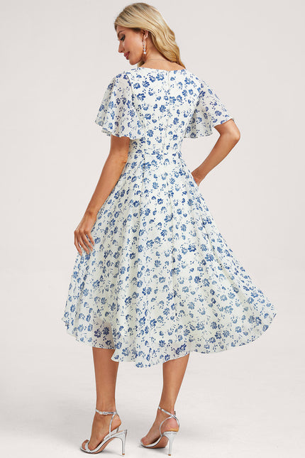 Robe Trapèze Fluide Asymétrique - gallery 4