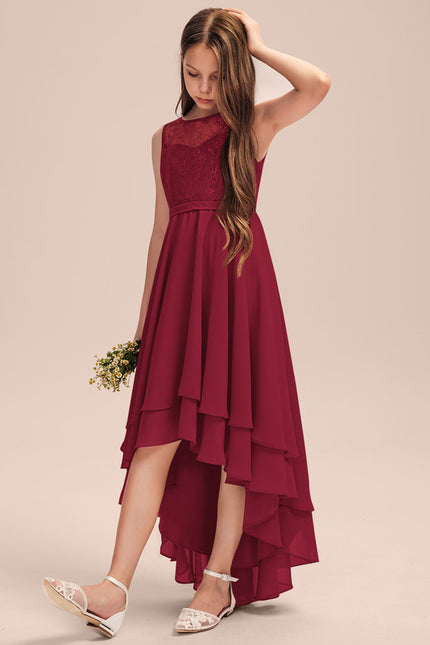 Robe Trapèze Bordeaux Fluidité - gallery 1