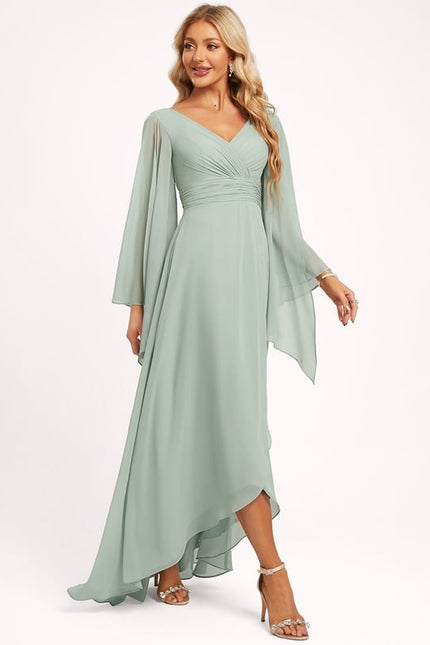 Robe Trapèze Fluide Asymétrique - gallery 4