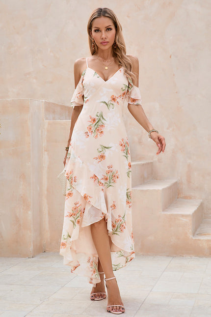 Robe Trapèze Florale Évoquée - gallery 2