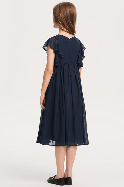 Robe Trapèze Nuit Marine Douce - gallery 2