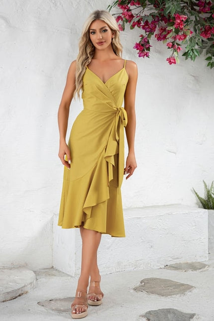 Robe Trapèze Jaune Solaire - gallery 2