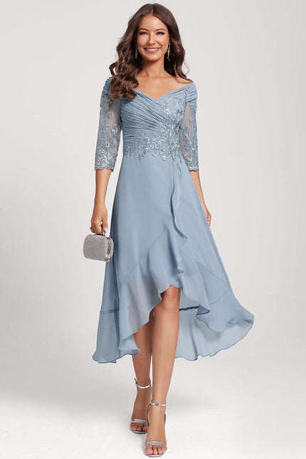 Robe Trapèze Lueur De Soirée - gallery 1