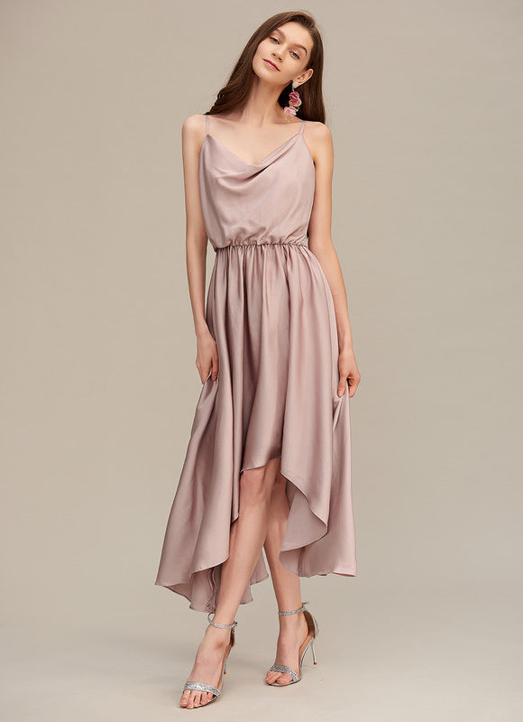 Robe Trapèze Nude Élégance - gallery 4