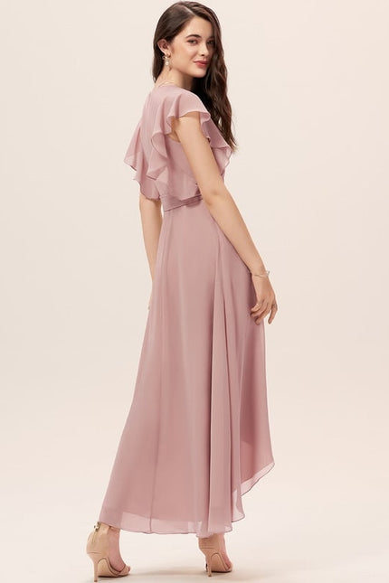 Robe Trapèze Fluide Asymétrique - gallery 2