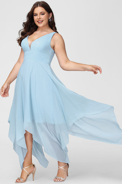 Robe Trapèze Fluide Asymétrique - gallery 6