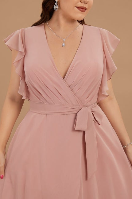 Robe Trapèze Flottante Verte - gallery 6