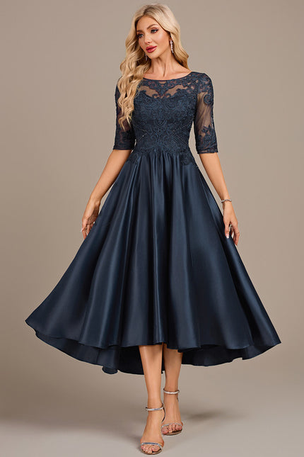 Robe Trapèze Marine Élégante