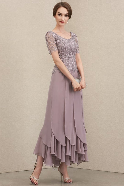 Robe Trapèze Nuance Daméthyste - gallery 2