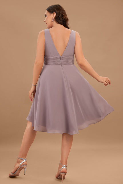 Robe Trapèze Fluide Asymétrique - gallery 7