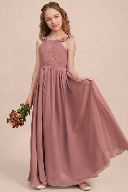 Robe Trapèze Mousseline Fleurie - gallery 5