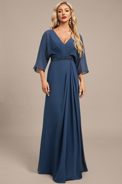 Robe Trapèze Longue Élégante - gallery 2