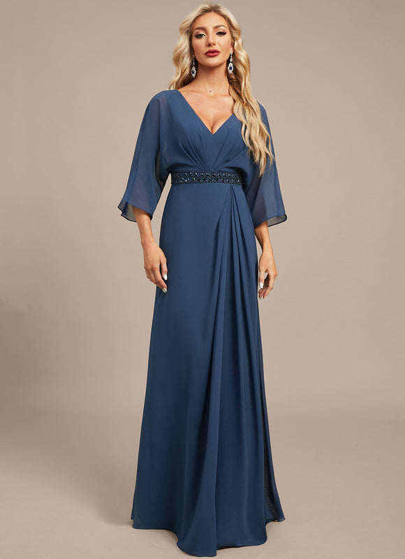 Robe Trapèze Longue Élégante - gallery 2