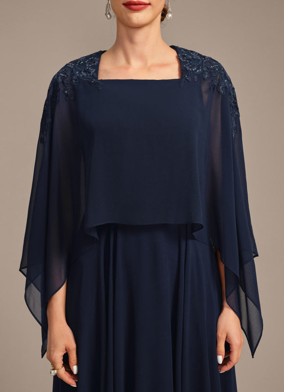 Robe Trapèze Nuit Marine - gallery 6