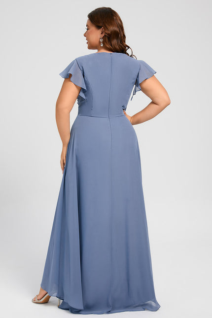 Robe Trapèze Fluide Asymétrique - gallery 7