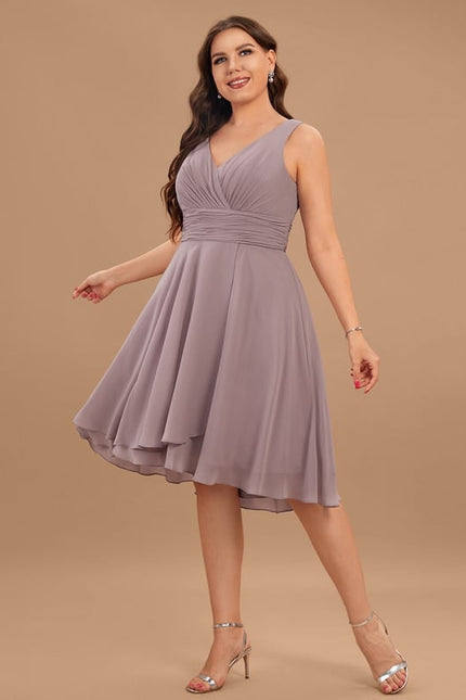 Robe Trapèze Flottante Verte - gallery 8