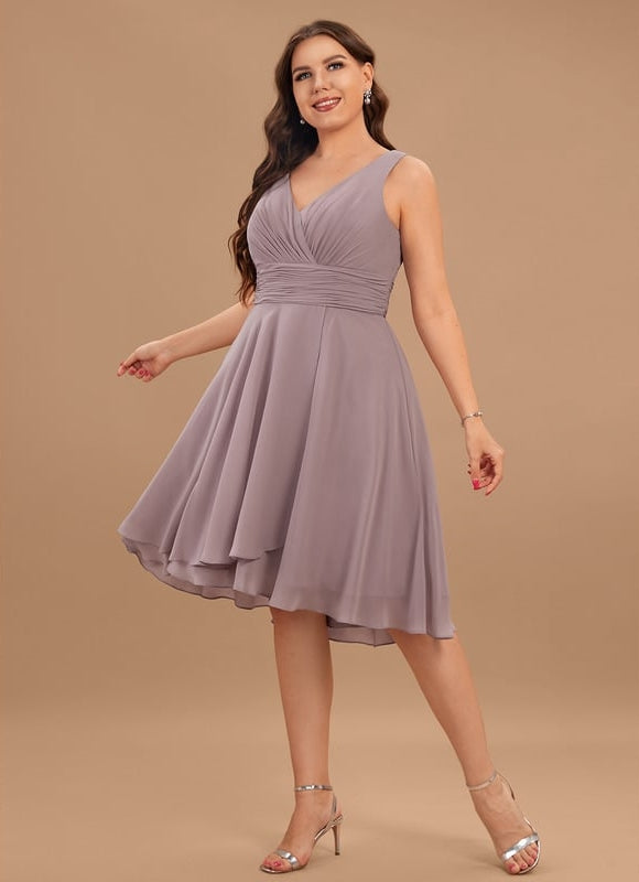 Robe Trapèze Flottante Verte - gallery 8