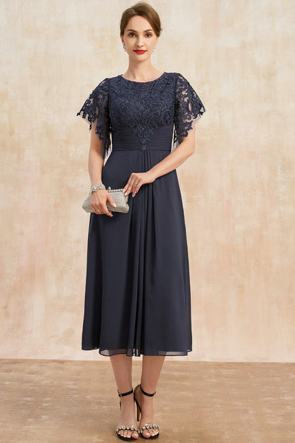 Robe Trapèze Mère Éventail