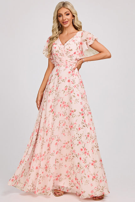 Robe Trapèze Mousseline Fendue - gallery 3