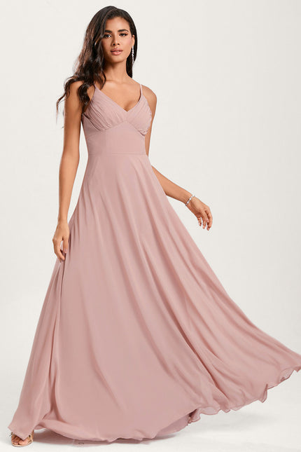 Robe Trapèze Mousseline Fendue - gallery 3