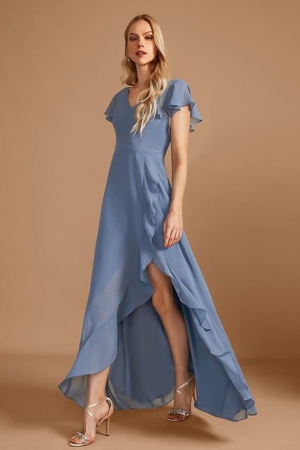 Robe Trapèze Fluide Asymétrique - gallery 3