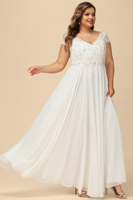 Robe Trapèze Lumière De Mousseline - gallery 9